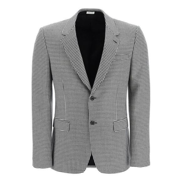 ALEXANDER MCQUEEN Other - Alexander Mcqueen Houndstooth Wool Blazer